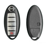 2017-2020 Nissan Rogue / 5-Button Smart Key / PN: 285E3-6FL7A / S180144110 / KR5S180144106 (AFTERMARKET)-With Logo